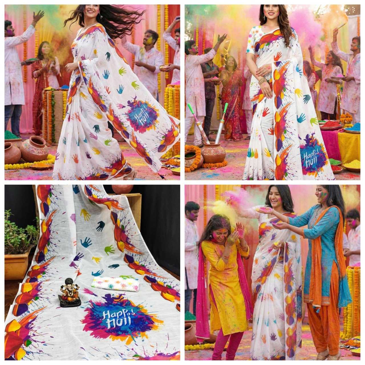 YNF Wholesale Linen Designer Sarees RIN132 LILAN | Surat Manufacturer