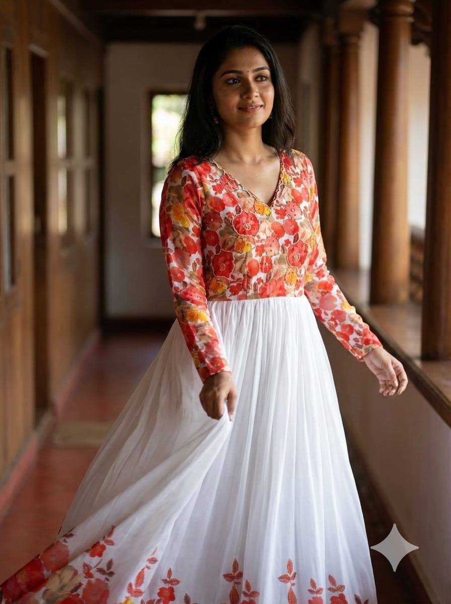 YNF Wholesale Maslin Printed Gowns KESH485 120 | Surat Manufacturer