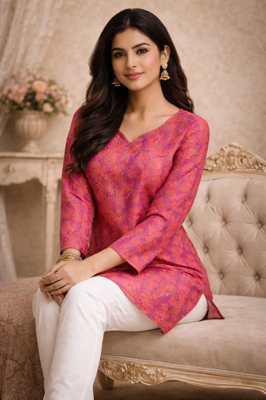 YNF Wholesale Maslin Designer Kurtis RIN227 RJ-14 | Surat Manufacturer