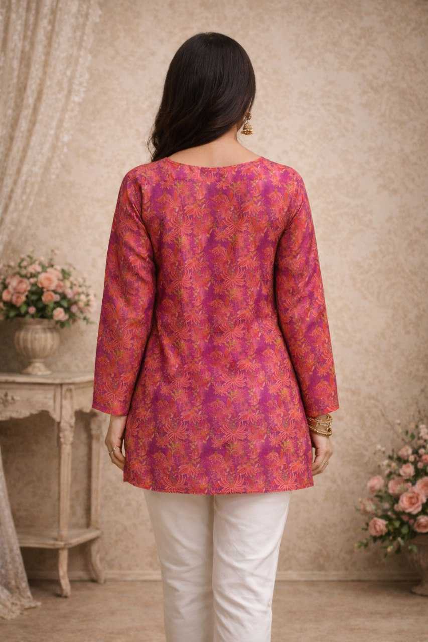 YNF Wholesale Maslin Designer Kurtis RIN227 RJ-14 | Surat Manufacturer