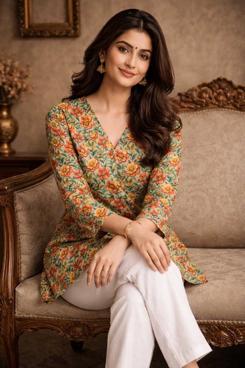 YNF Wholesale Maslin Casual Kurtis RIN227 RJ-29 | Surat Manufacturer