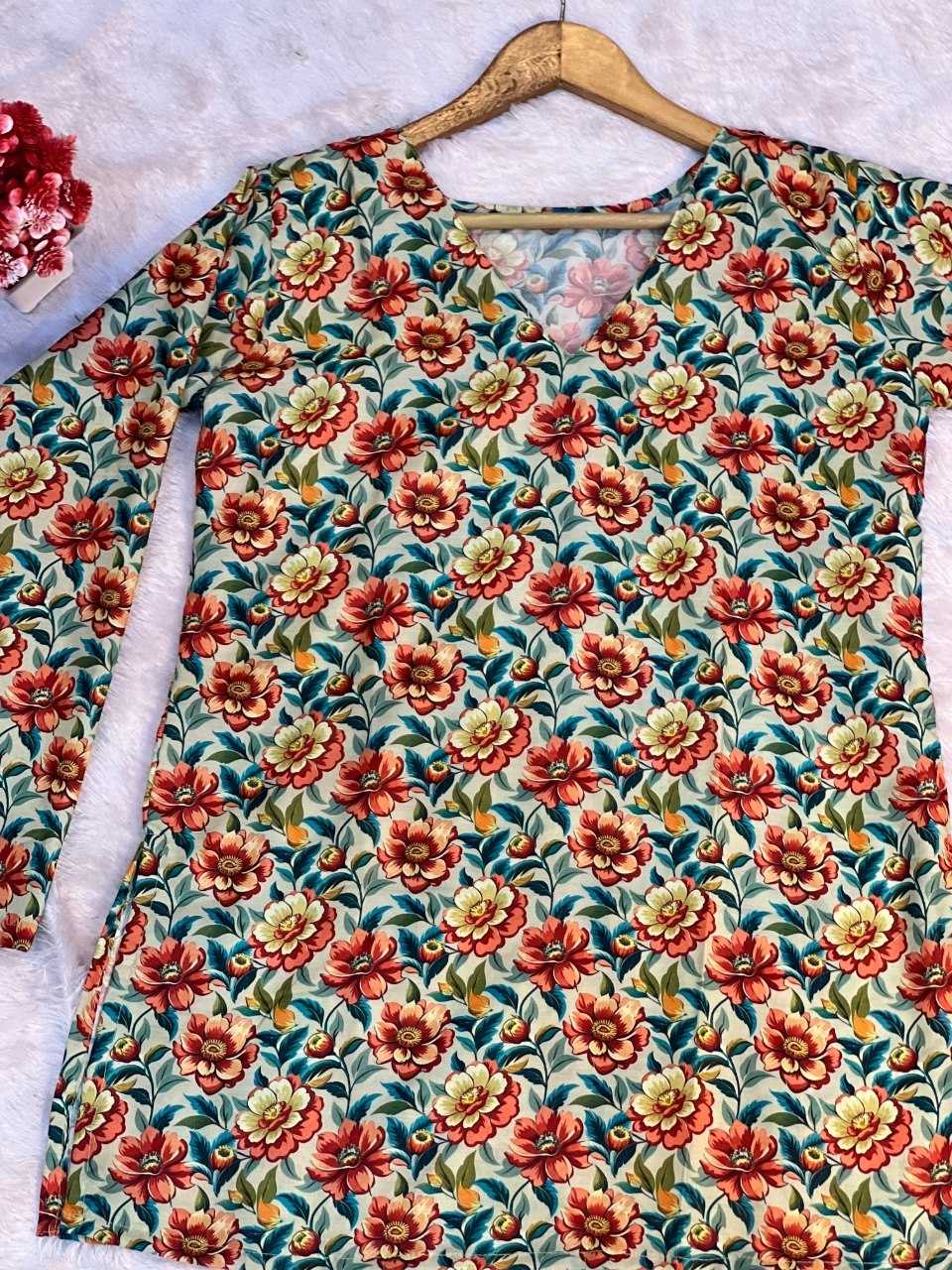 YNF Wholesale Maslin Casual Kurtis RIN227 RJ-29 | Surat Manufacturer