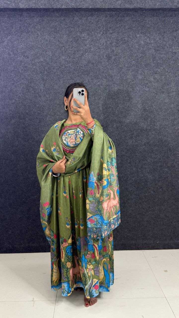 YNF Wholesale Muslin Printed Gowns KESH103 ANIMAL | Surat Manufacturer
