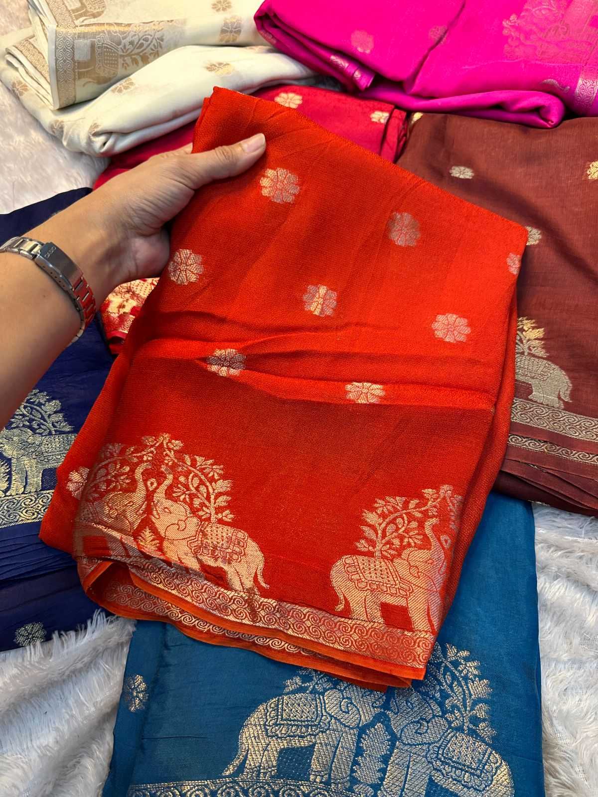 YNF Wholesale Muslin Silk Traditional Silk Sarees KESH671 Amaira | Surat Manufacturer
