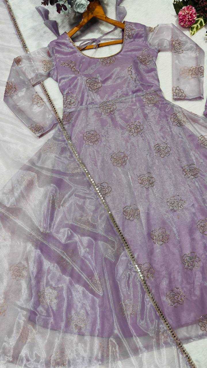 YNF Wholesale Organza Embroidery Gowns KESH104 TD-6096 | Surat Manufacturer