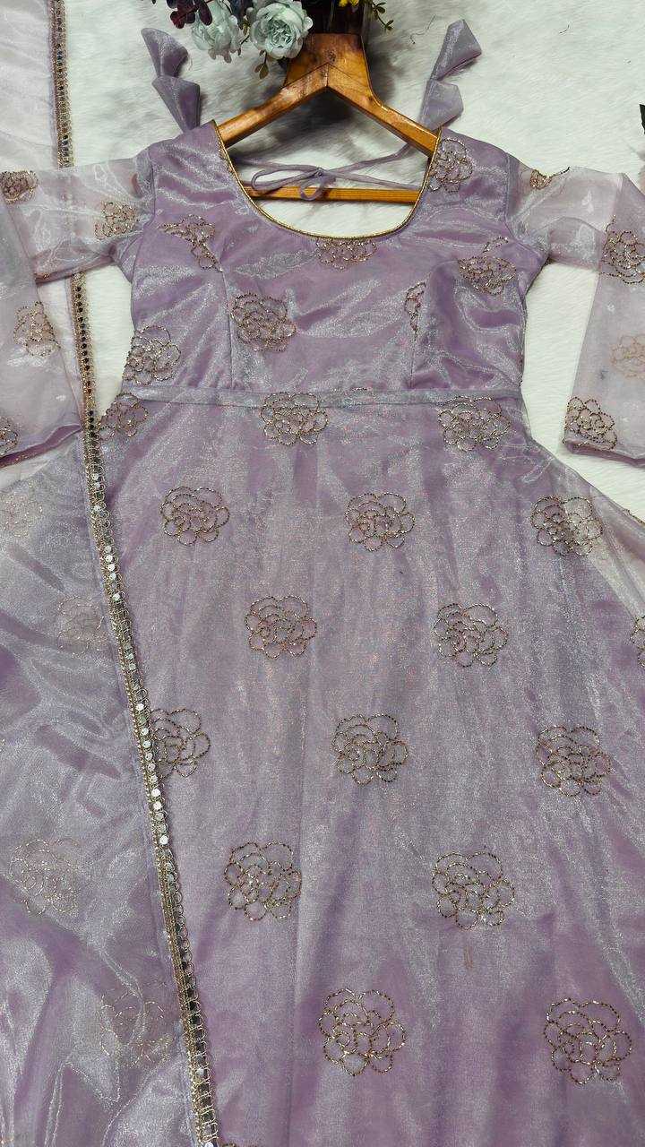 YNF Wholesale Organza Embroidery Gowns KESH104 TD-6096 | Surat Manufacturer
