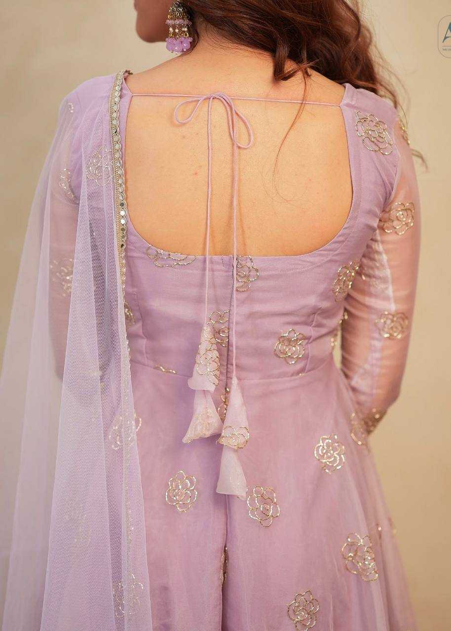 YNF Wholesale Organza Embroidery Gowns KESH104 TD-6096 | Surat Manufacturer