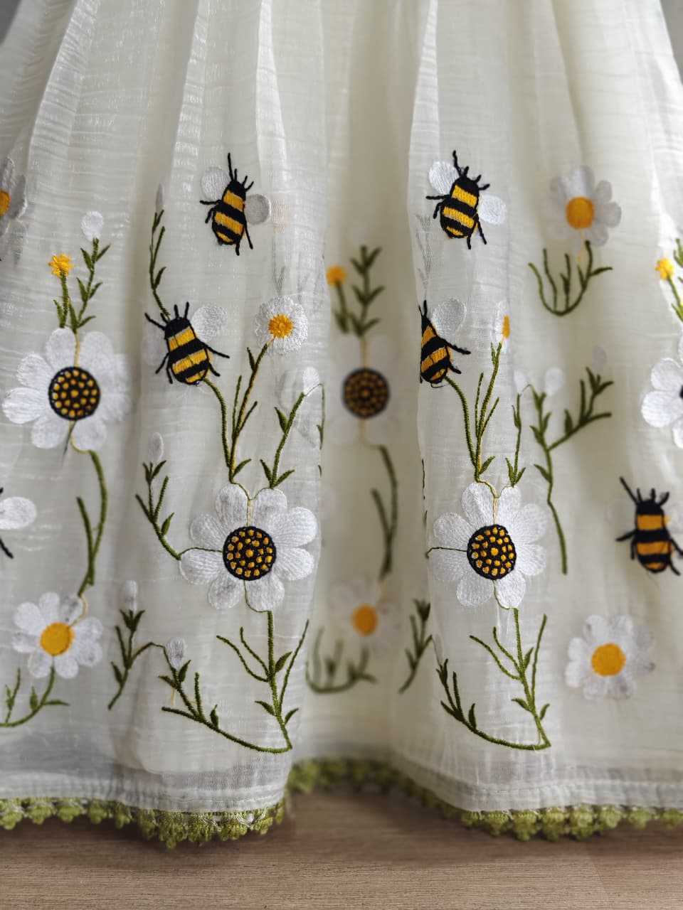 YNF Wholesale Organza Kids Gown KESH249 Honeybee | Surat Manufacturer