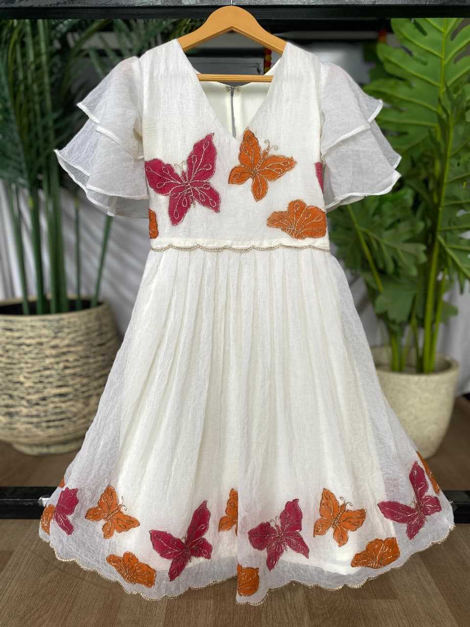 YNF Wholesale Organza Kids Gown KESH249 Titli | Surat Manufacturer
