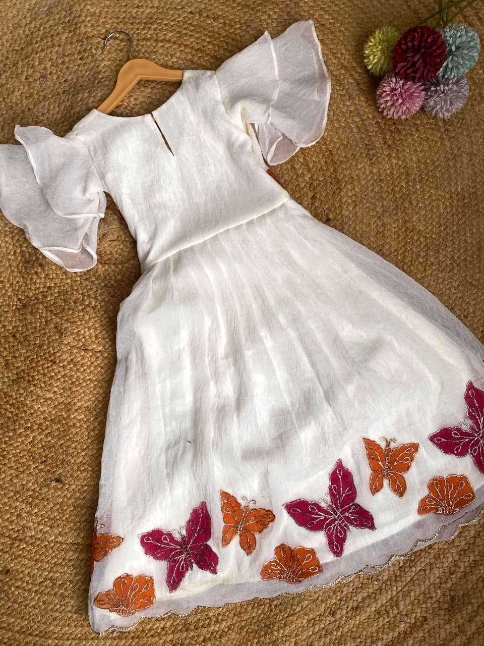 YNF Wholesale Organza Kids Gown KESH249 Titli | Surat Manufacturer