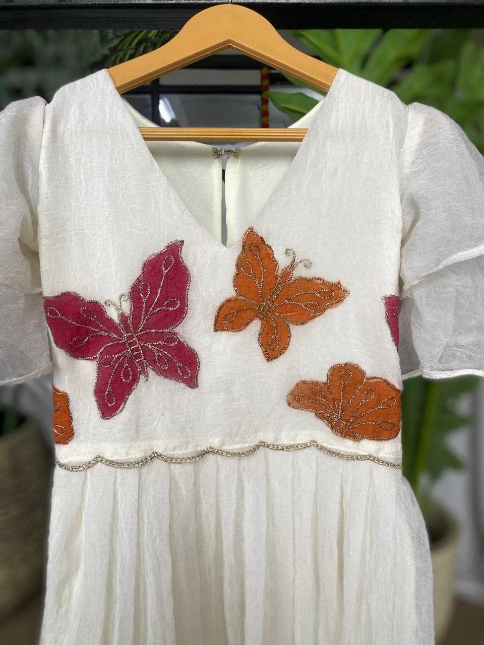 YNF Wholesale Organza Kids Gown KESH249 Titli | Surat Manufacturer