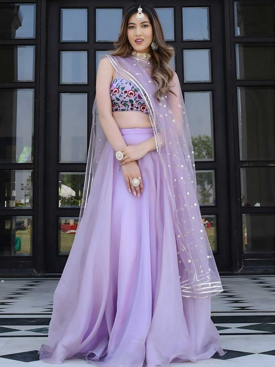 YNF Wholesale Organza Embroidered Lehenga KESH638 15065 | Surat Manufacturer