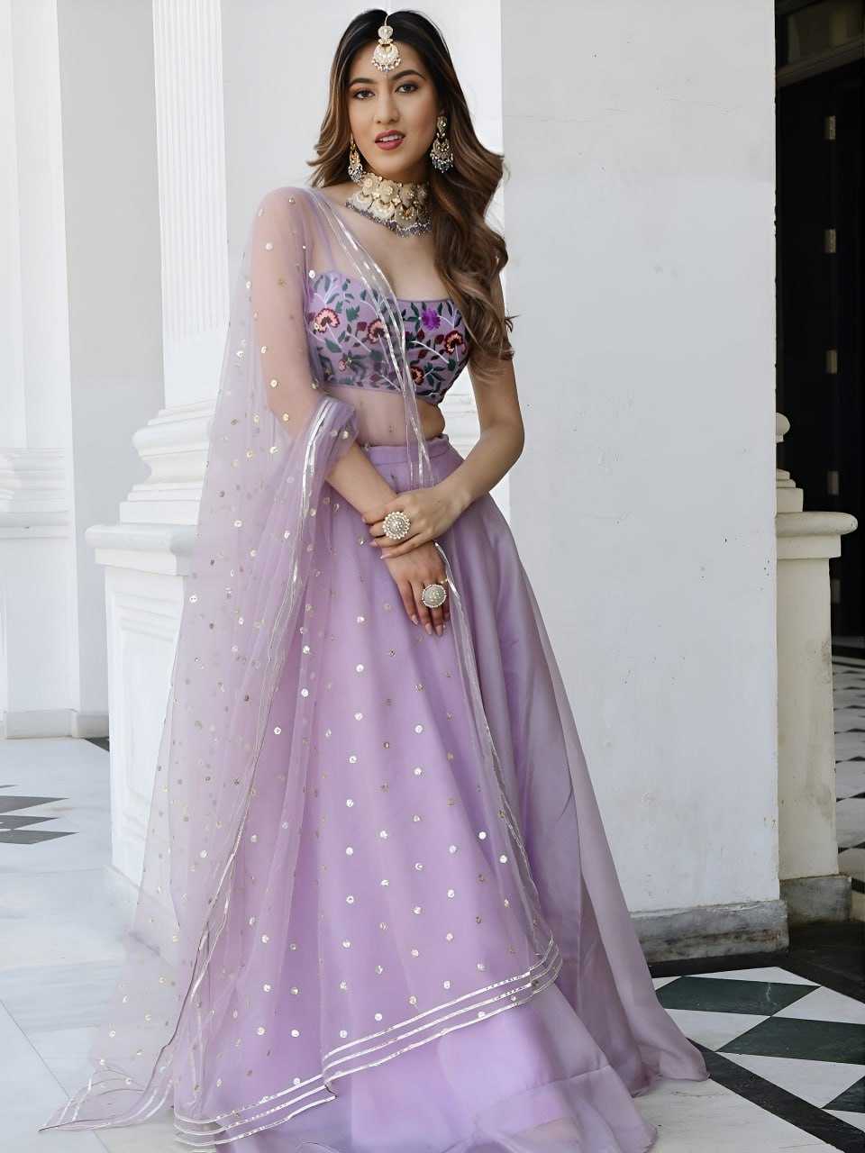 YNF Wholesale Organza Embroidered Lehenga KESH638 15065 | Surat Manufacturer
