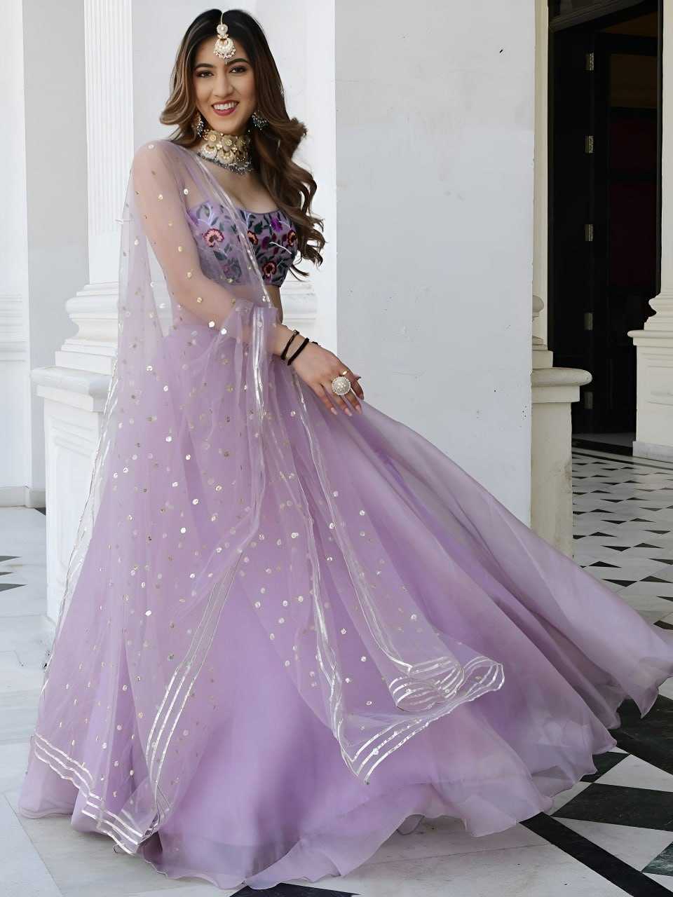 YNF Wholesale Organza Embroidered Lehenga KESH638 15065 | Surat Manufacturer