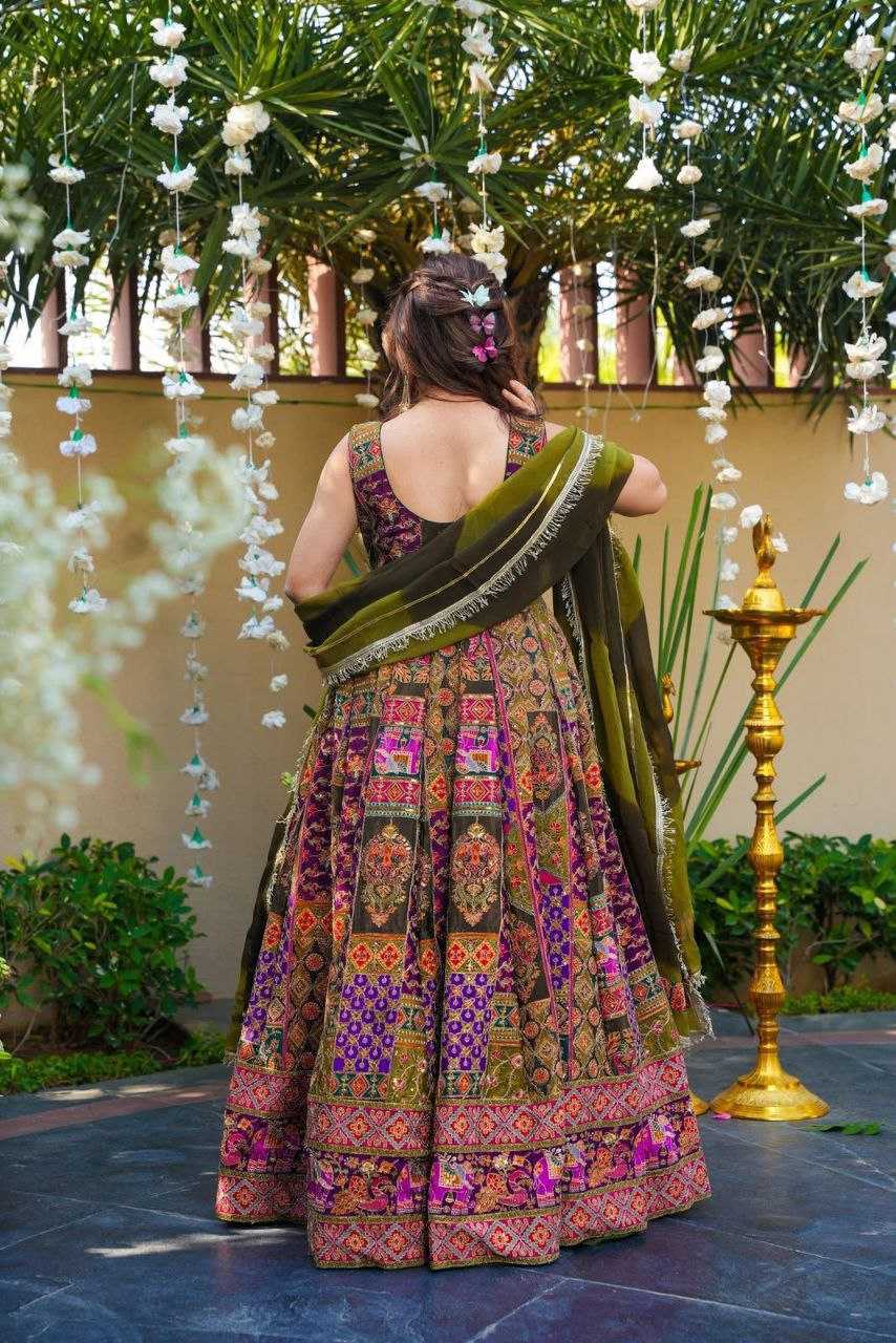YNF Wholesale Organza Silk Printed Gowns KESH154 1191 | Surat Manufacturer
