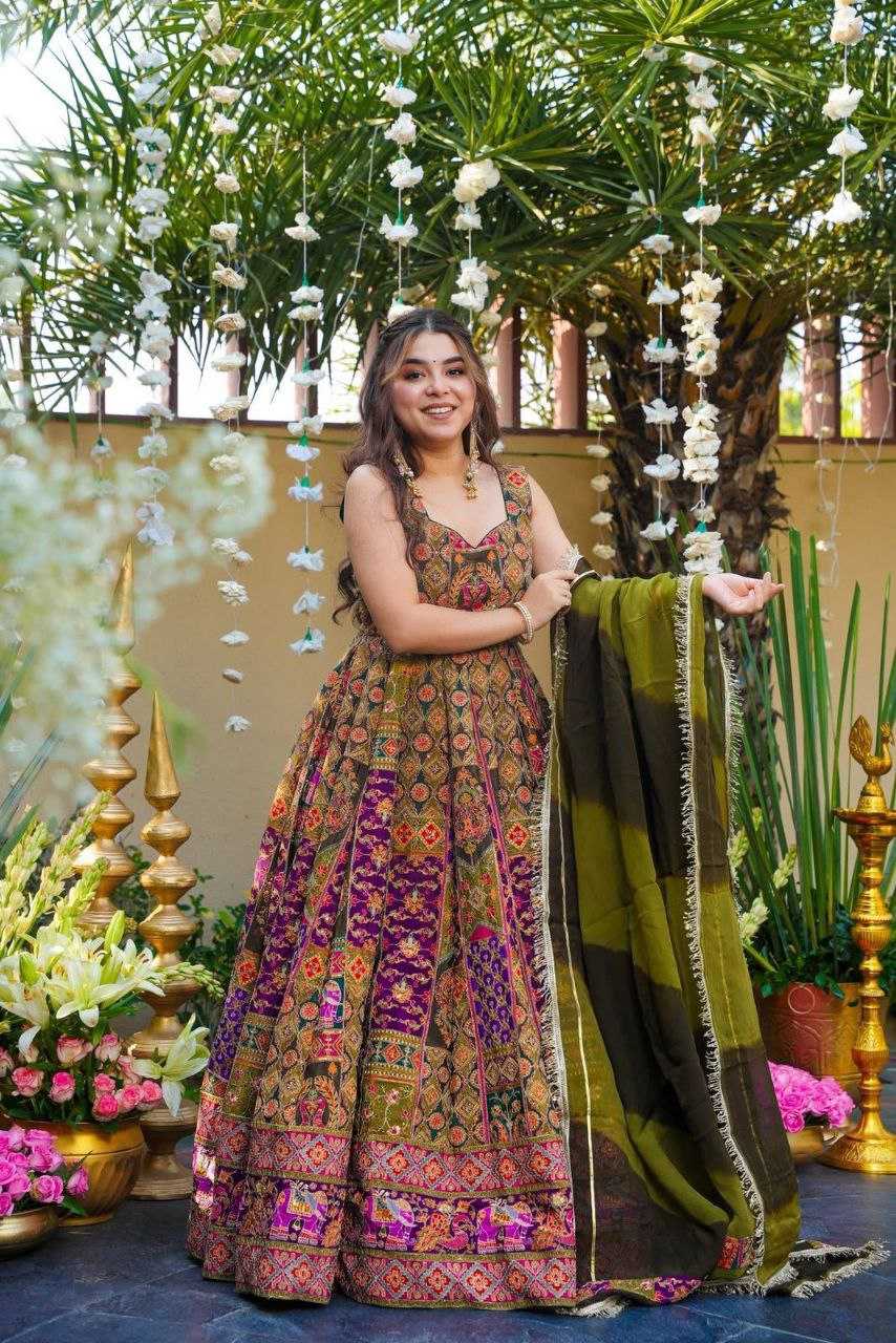 YNF Wholesale Organza Silk Printed Gowns KESH154 1191 | Surat Manufacturer