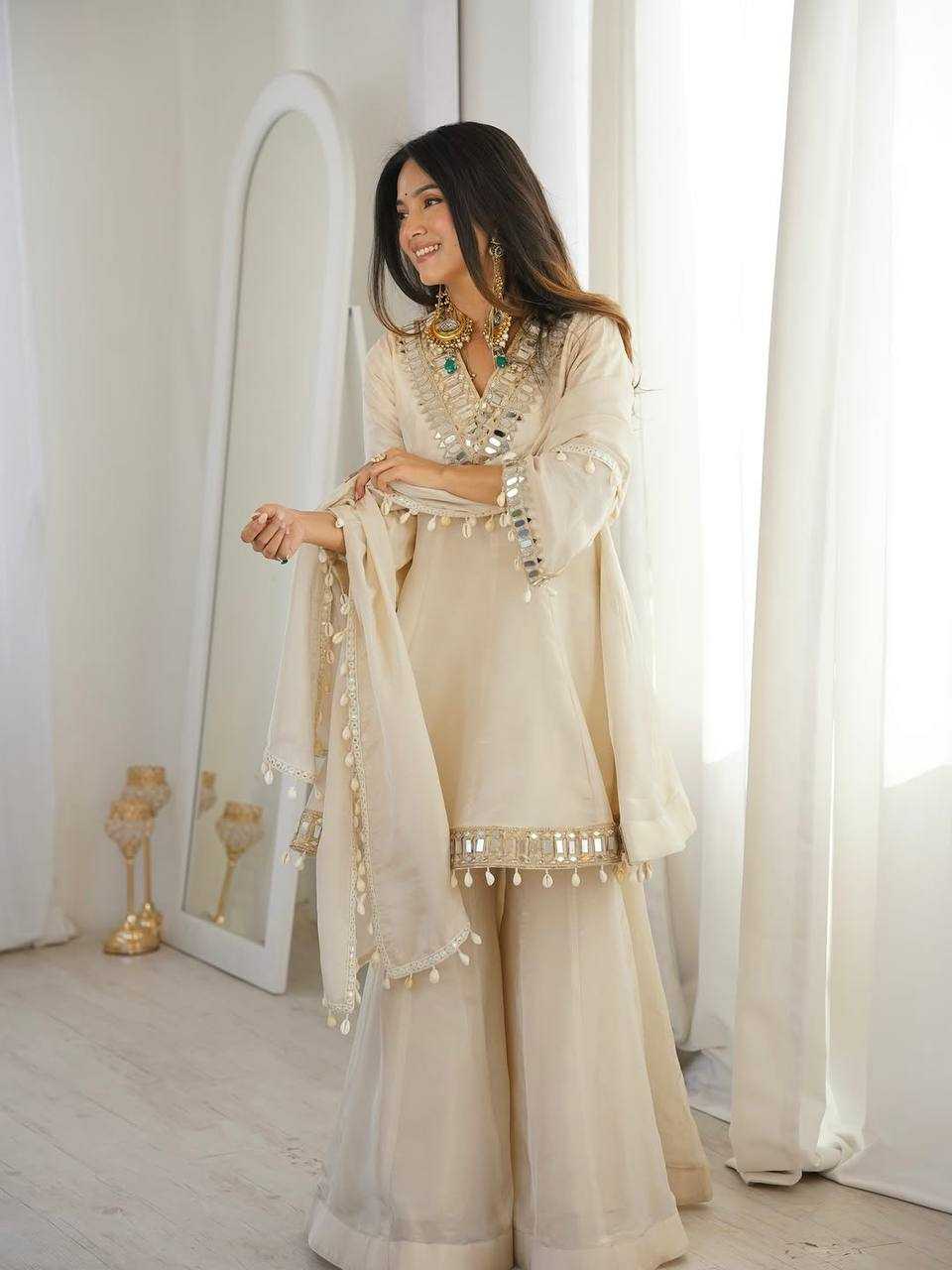 YNF Wholesale Organza Silk Palazzo Suit KESH499 5339 | Surat Manufacturer