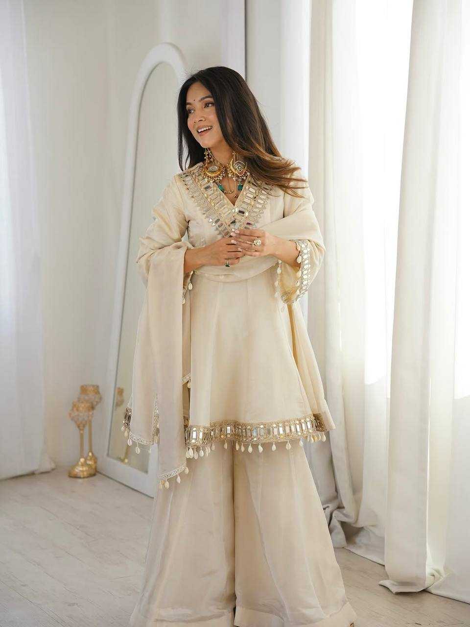 YNF Wholesale Organza Silk Palazzo Suit KESH499 5339 | Surat Manufacturer