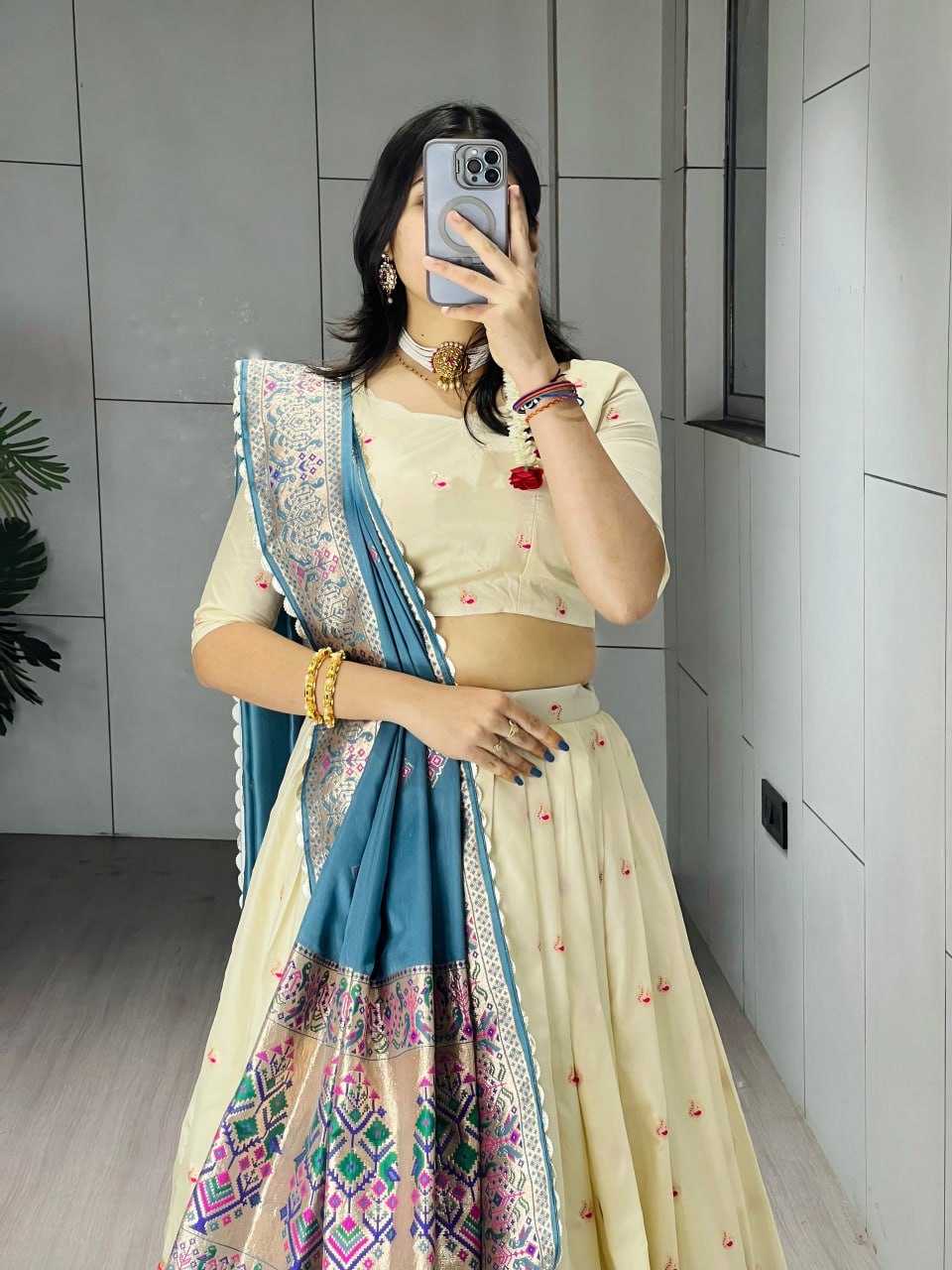 YNF Wholesale Paithani Silk Wedding Lehenga RIN119 Morbangdi | Surat Manufacturer