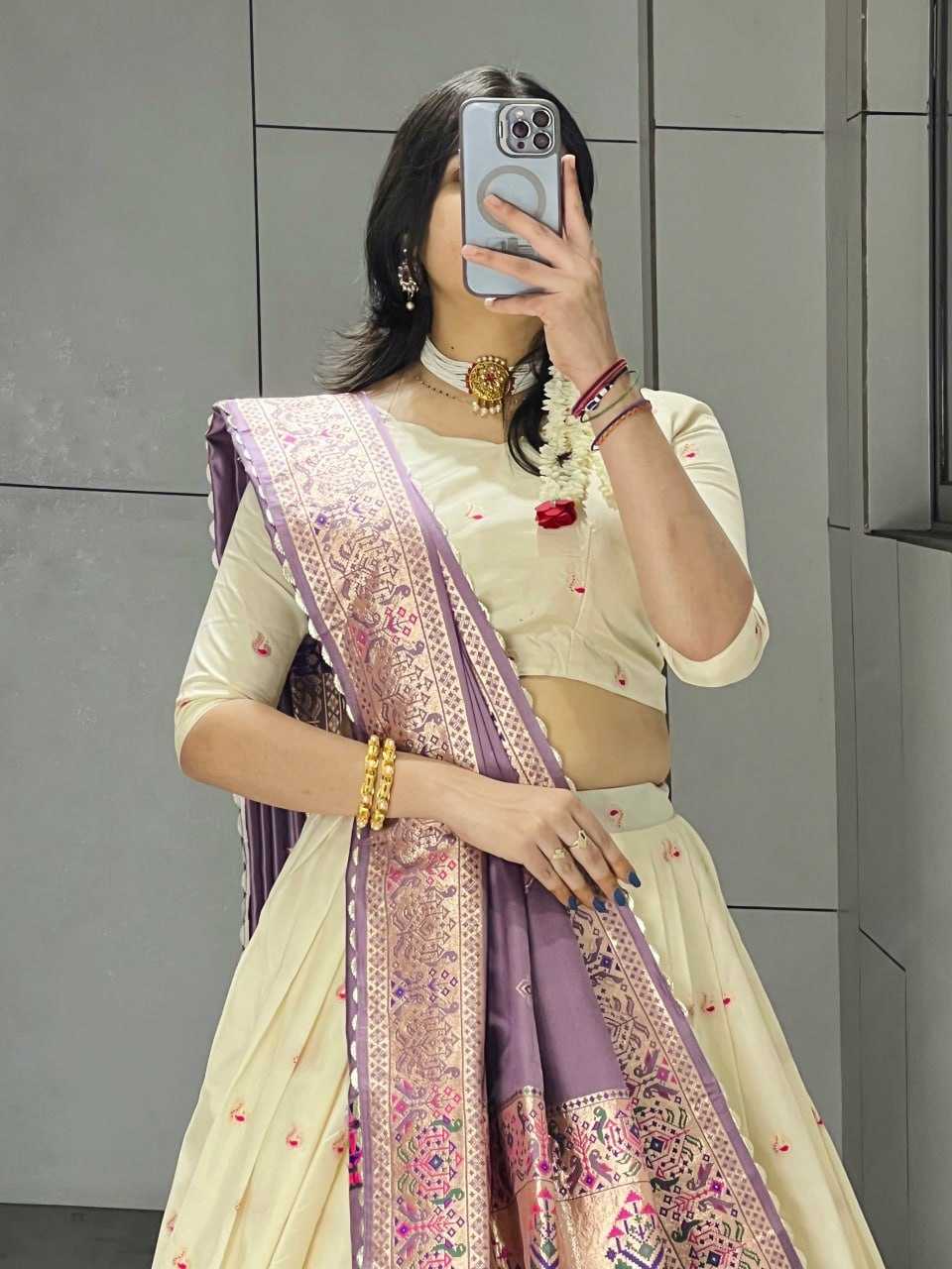 YNF Wholesale Paithani Silk Wedding Lehenga RIN119 Morbangdi | Surat Manufacturer
