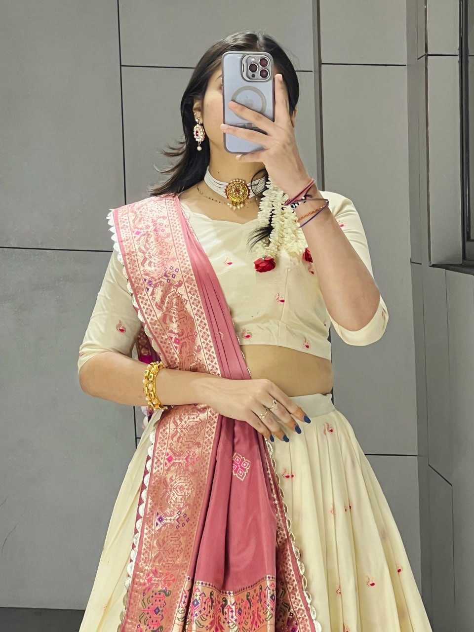 YNF Wholesale Paithani Silk Wedding Lehenga RIN119 Morbangdi | Surat Manufacturer