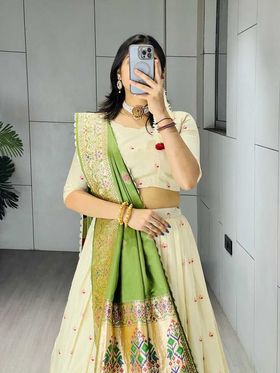 YNF Wholesale Paithani Silk Wedding Lehenga RIN119 Morbangdi | Surat Manufacturer