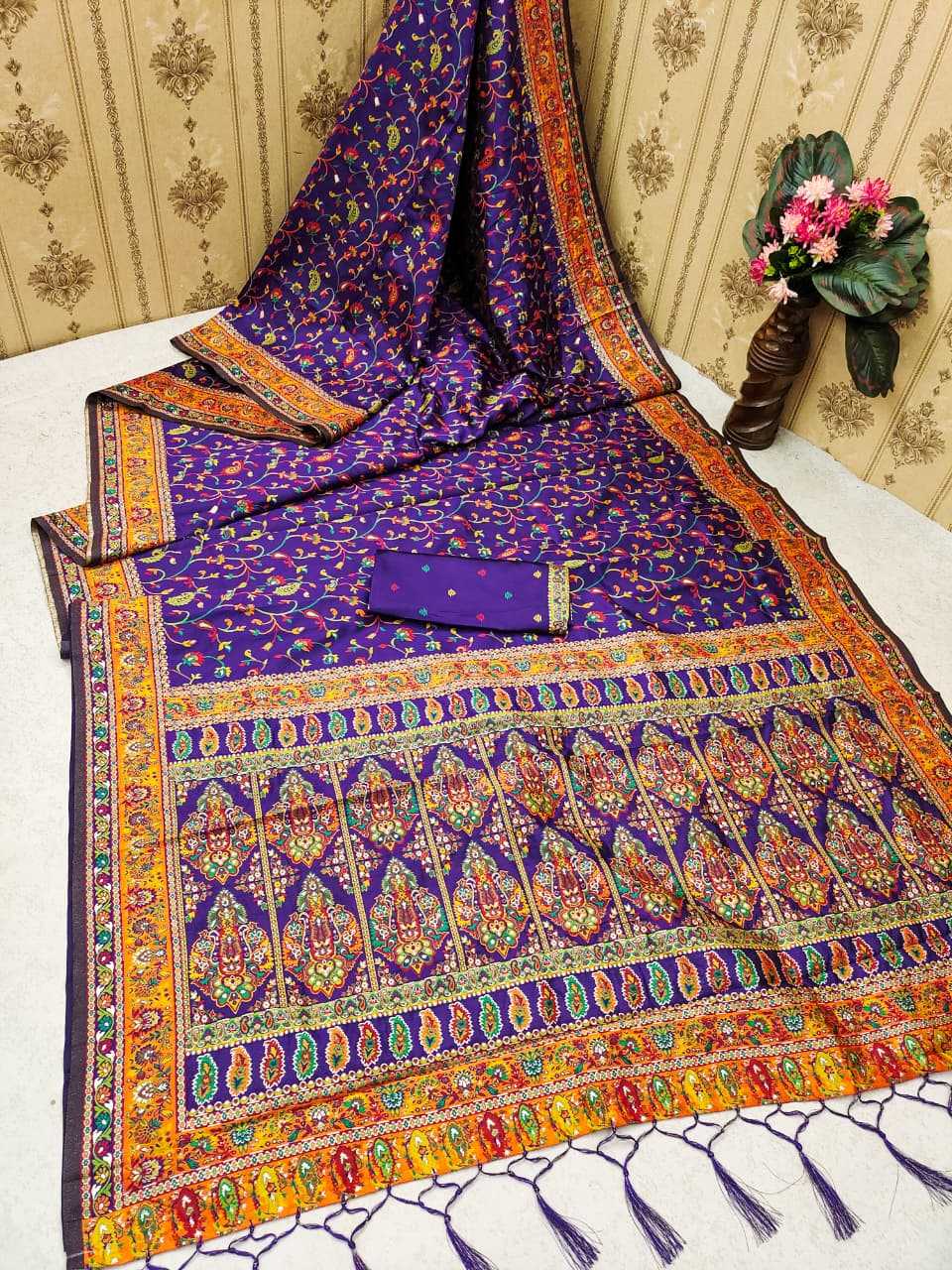 YNF Wholesale Pashmina Silk Sarees With Blouse KESH663 Superb | Surat Manufacturer