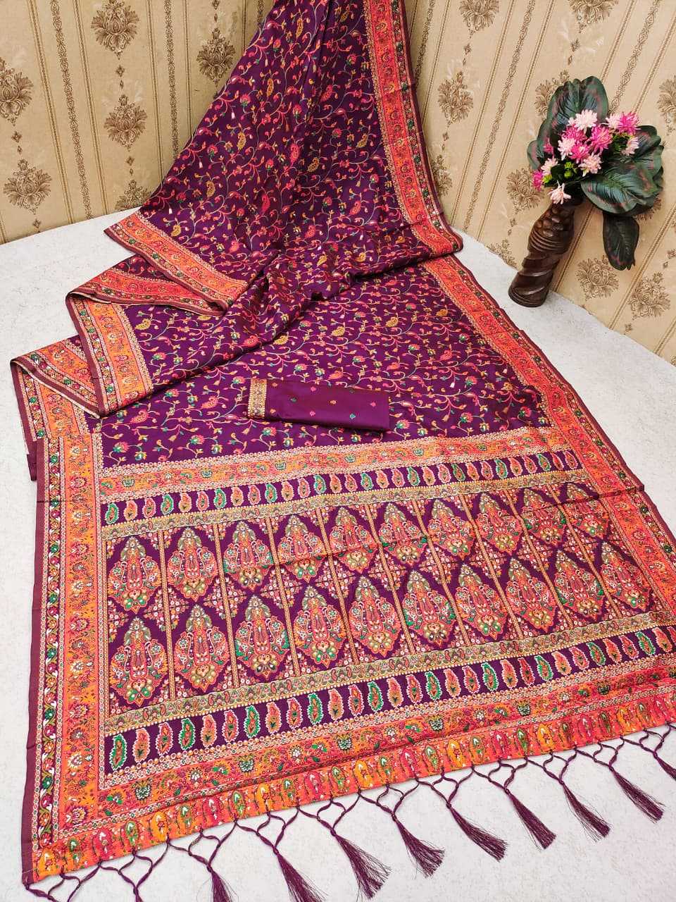 YNF Wholesale Pashmina Silk Sarees With Blouse KESH663 Superb | Surat Manufacturer