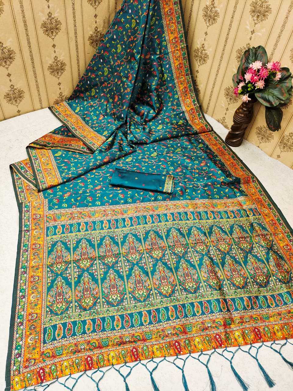 YNF Wholesale Pashmina Silk Sarees With Blouse KESH663 Superb | Surat Manufacturer