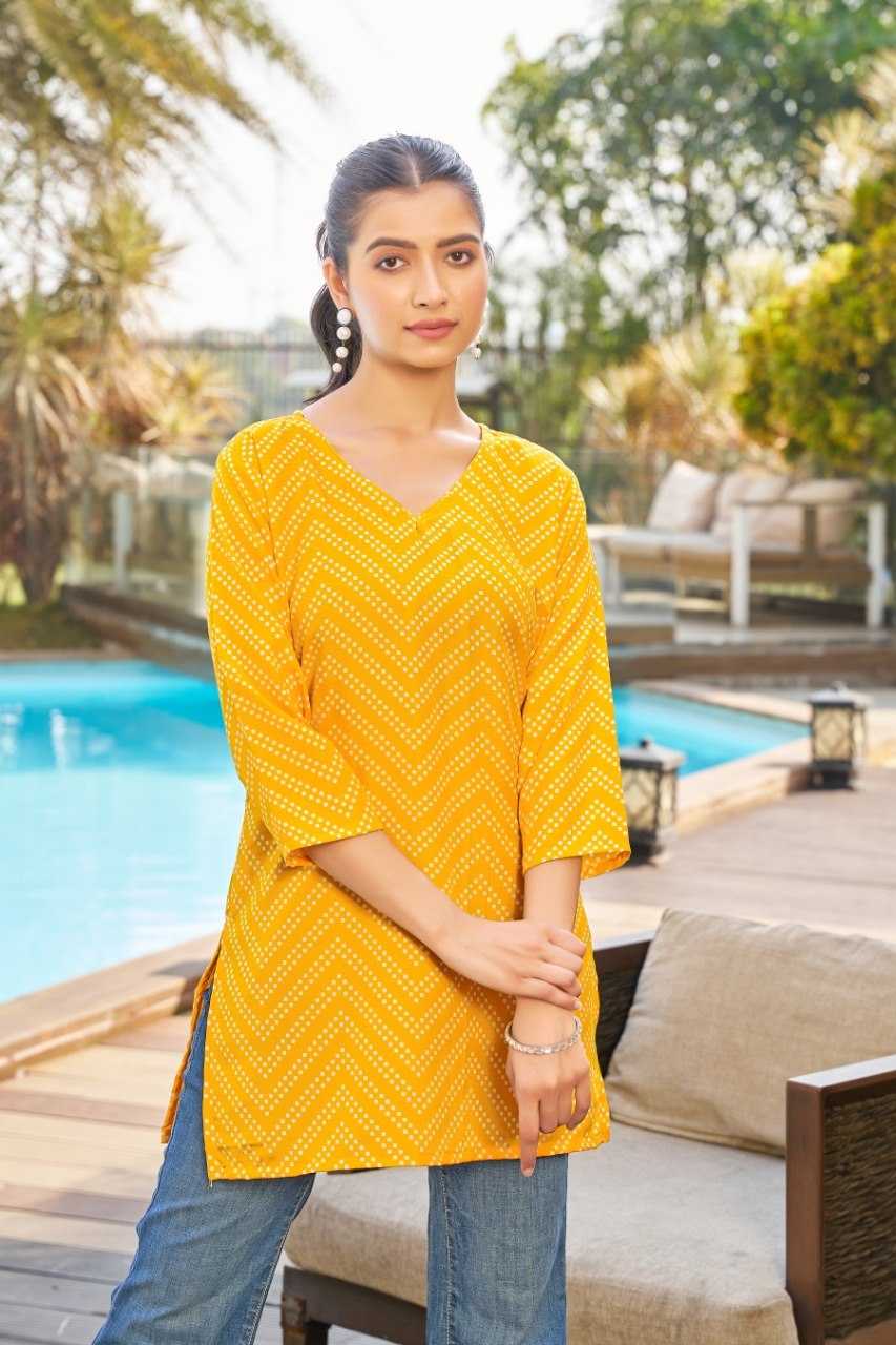 YNF Wholesale Poly Rayon Printed Kurtis KESH102 DD07 | Surat Manufacturer