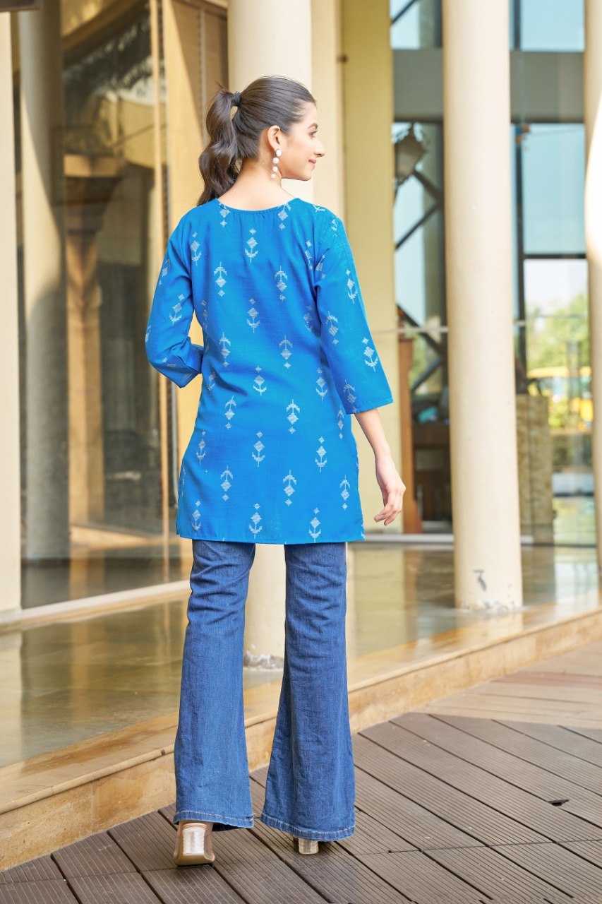 YNF Wholesale Poly Rayon Printed Kurtis KESH102 DD07 | Surat Manufacturer