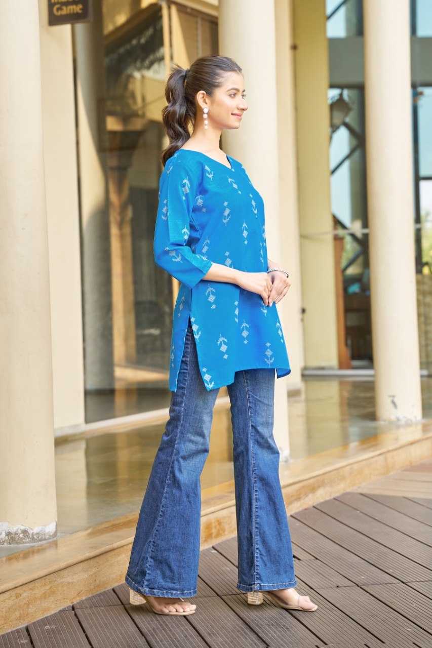YNF Wholesale Poly Rayon Printed Kurtis KESH102 DD07 | Surat Manufacturer