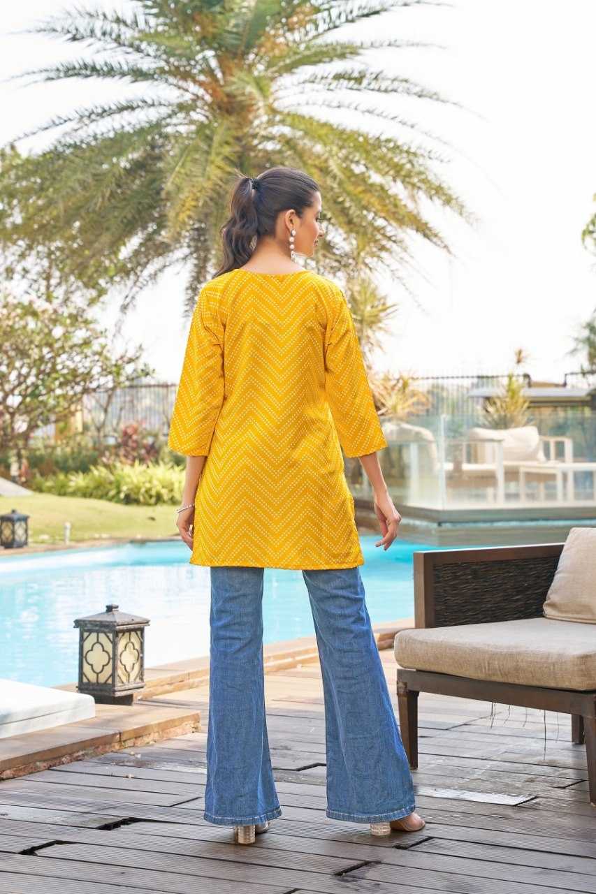 YNF Wholesale Poly Rayon Printed Kurtis KESH102 DD07 | Surat Manufacturer