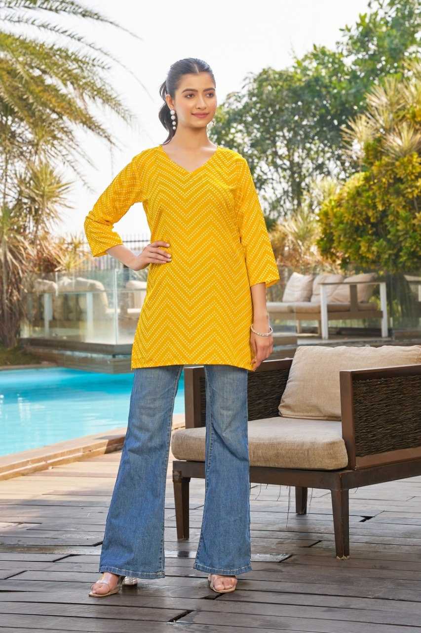 YNF Wholesale Poly Rayon Printed Kurtis KESH102 DD07 | Surat Manufacturer
