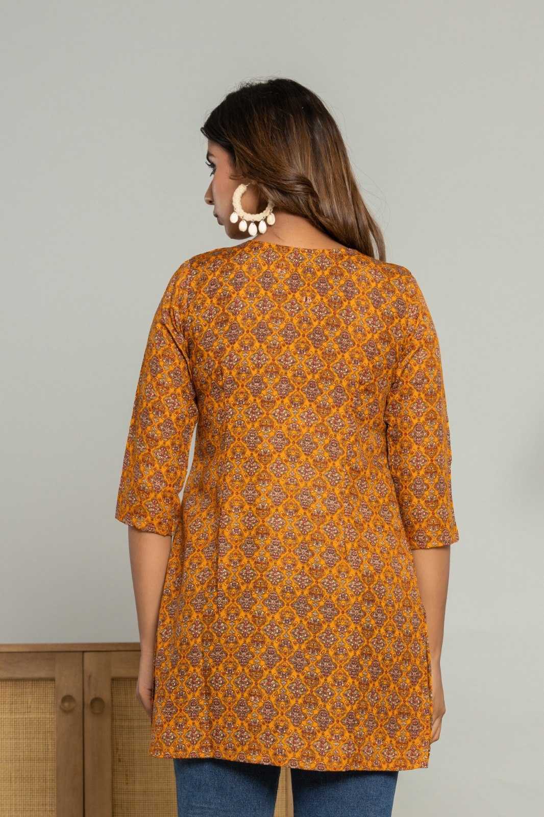 YNF Wholesale Poly Rayon Tops KESH738 Mustard | Surat Manufacturer