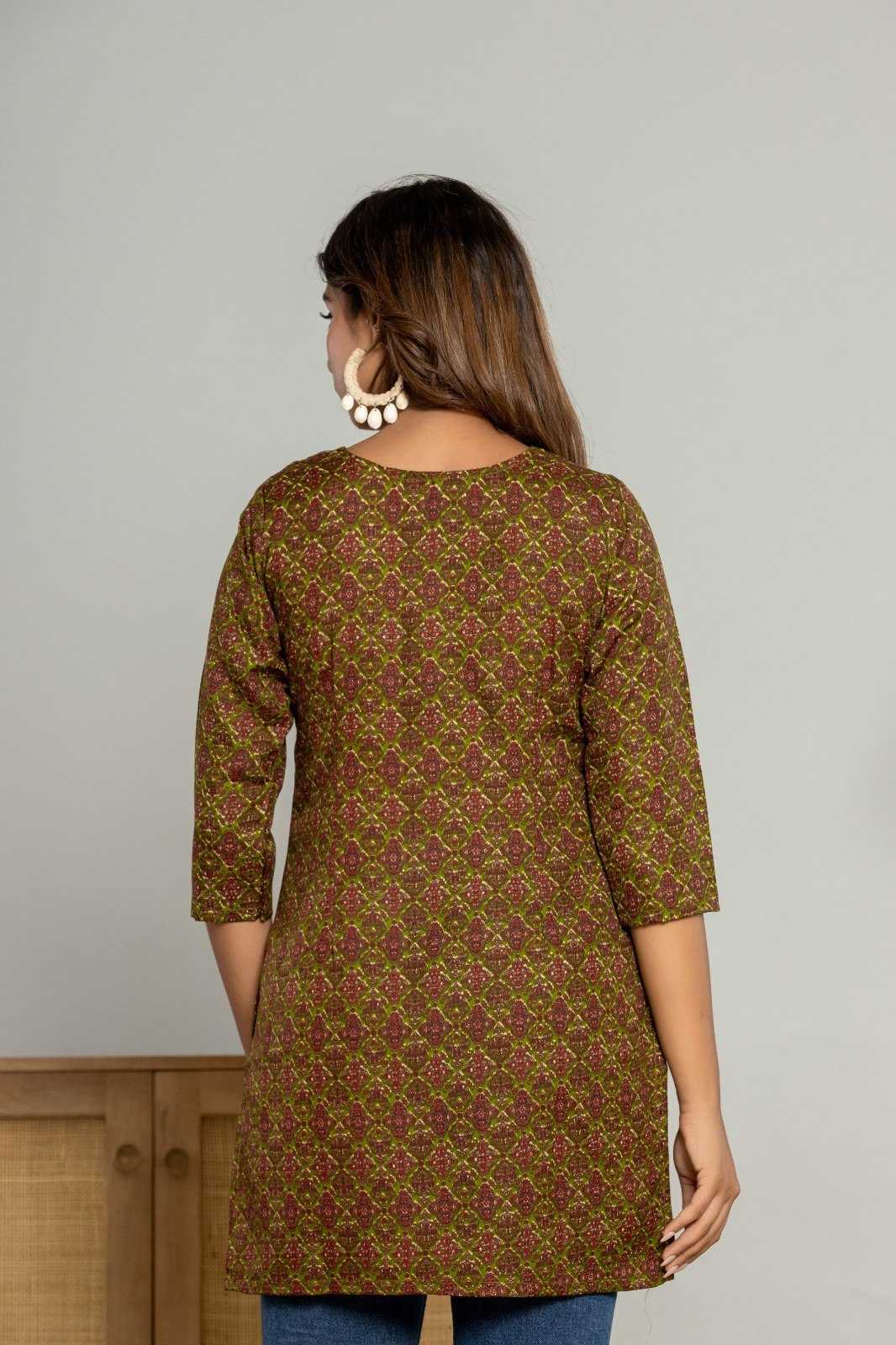 YNF Wholesale Poly Rayon Tops KESH738 Mustard | Surat Manufacturer