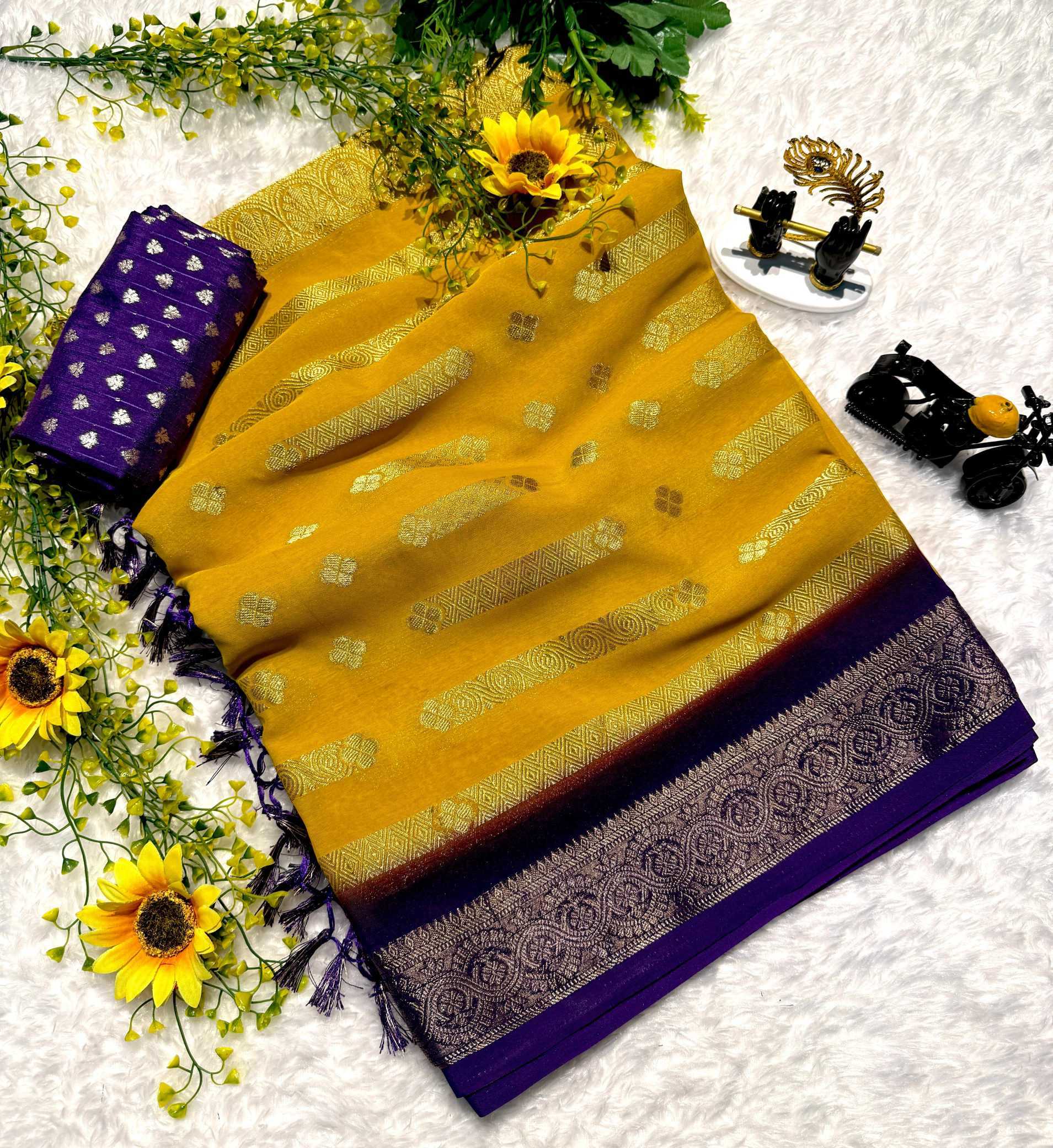 YNF Wholesale Premium Silk Party Wear Silk Sarees KESH693 Fariya | Surat Manufacturer