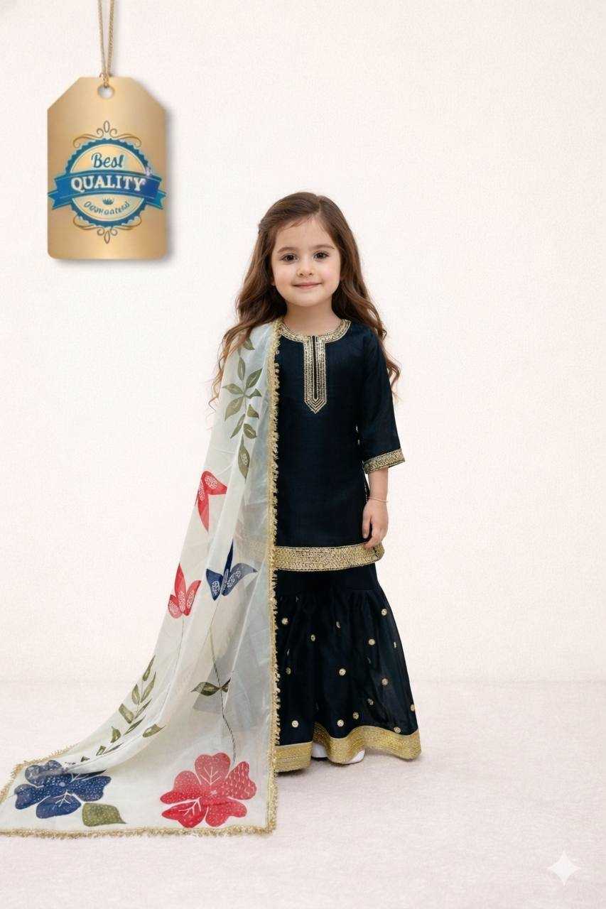 YNF Wholesale Pure Silk Kids Sharara KESH415 243 | Surat Manufacturer