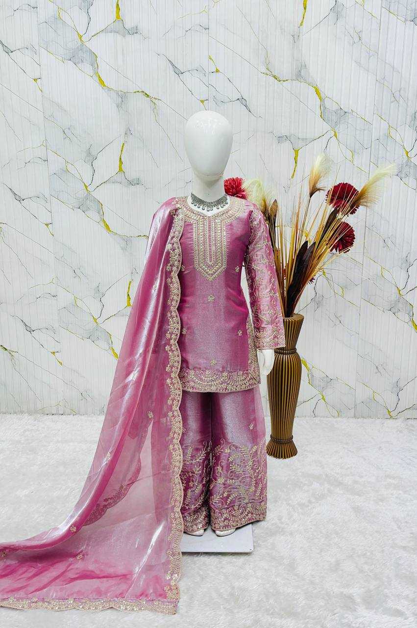 YNF Wholesale Pure Silk Kids Sharara KESH415 244 | Surat Manufacturer