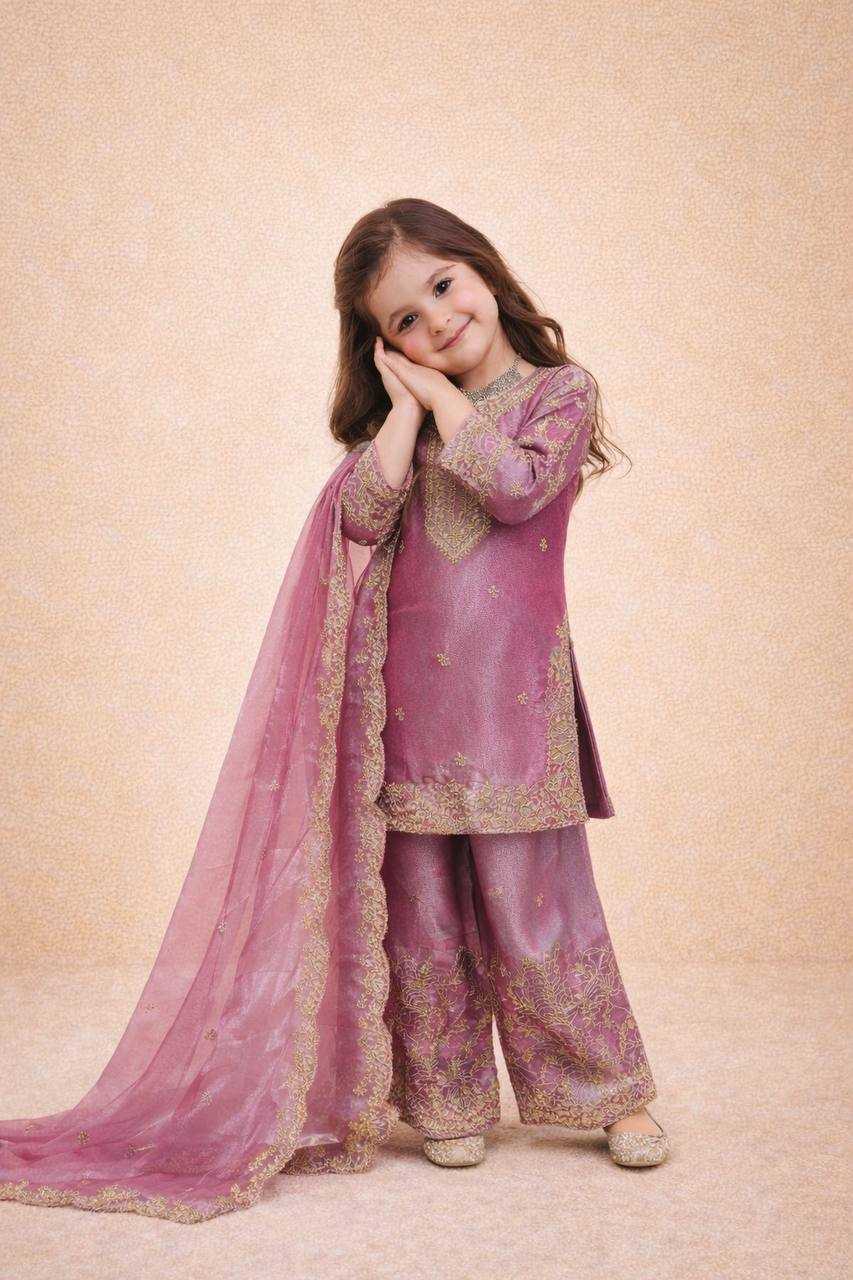 YNF Wholesale Pure Silk Kids Sharara KESH415 244 | Surat Manufacturer