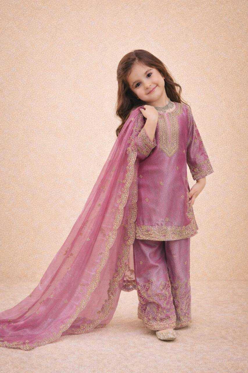 YNF Wholesale Pure Silk Kids Sharara KESH415 244 | Surat Manufacturer