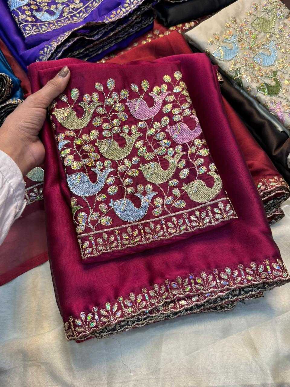 YNF Wholesale Rangoli Silk Embroidered Sarees KESH691 142 | Surat Manufacturer