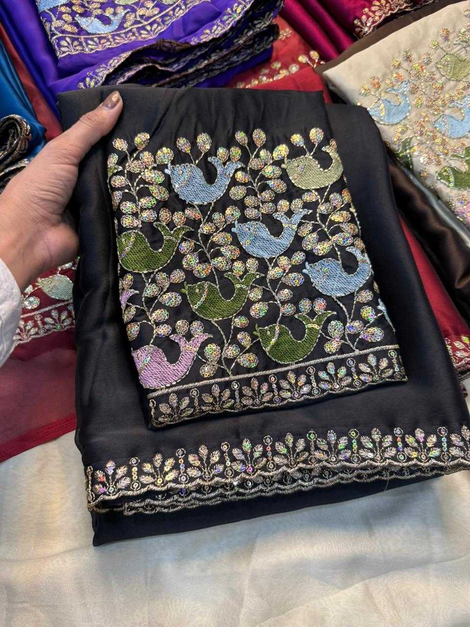 YNF Wholesale Rangoli Silk Embroidered Sarees KESH691 142 | Surat Manufacturer