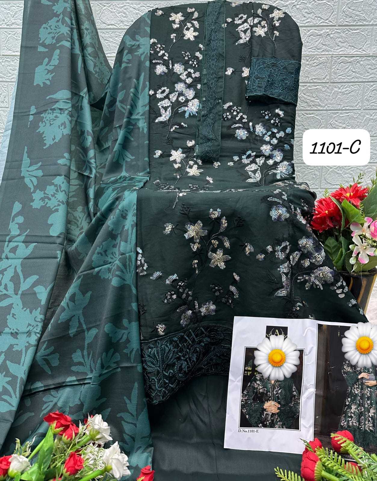 YNF Wholesale Rayon Pakistani Suits KESH557 MARIAB LUXE 26 BY AZURE | Surat Manufacturer
