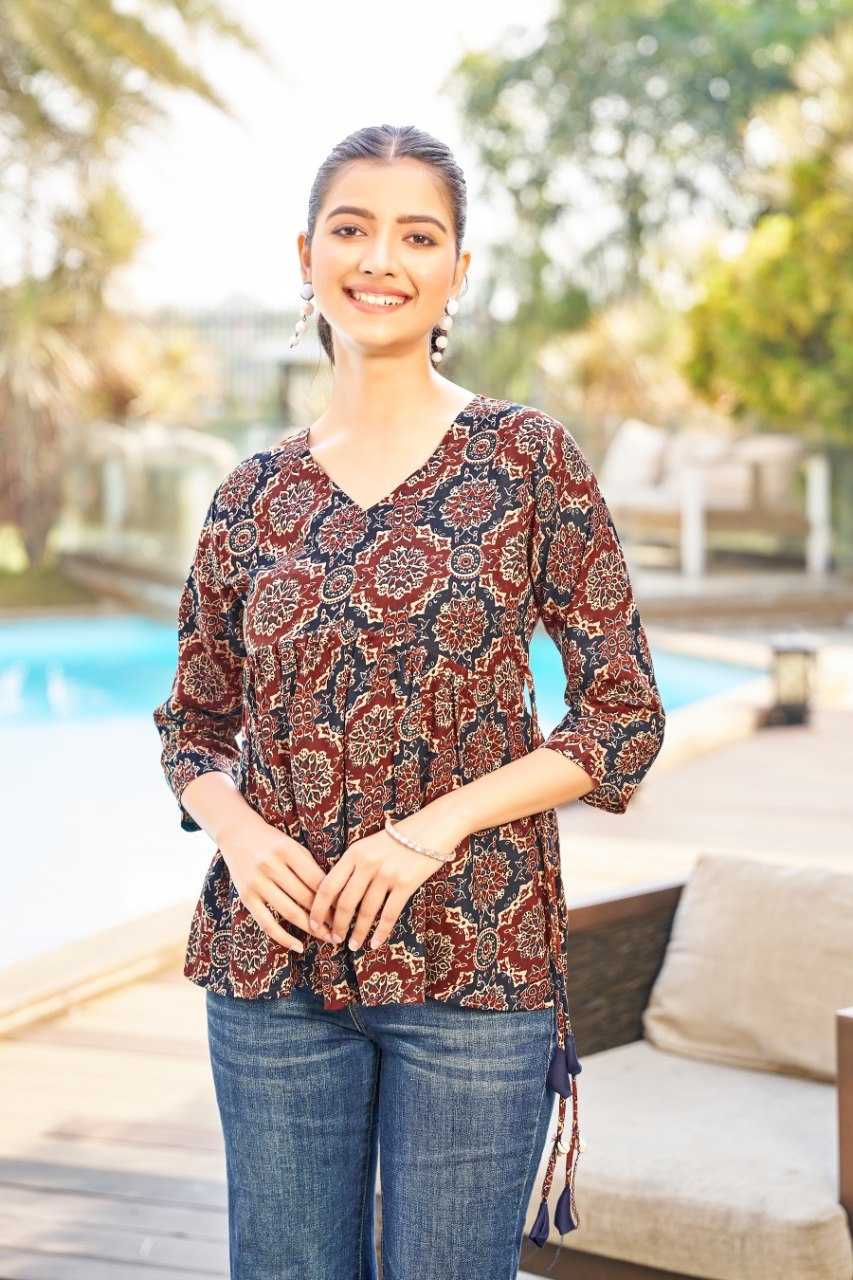 YNF Wholesale Reyon Cotton Printed Kurtis KESH102 DD06 | Surat Manufacturer