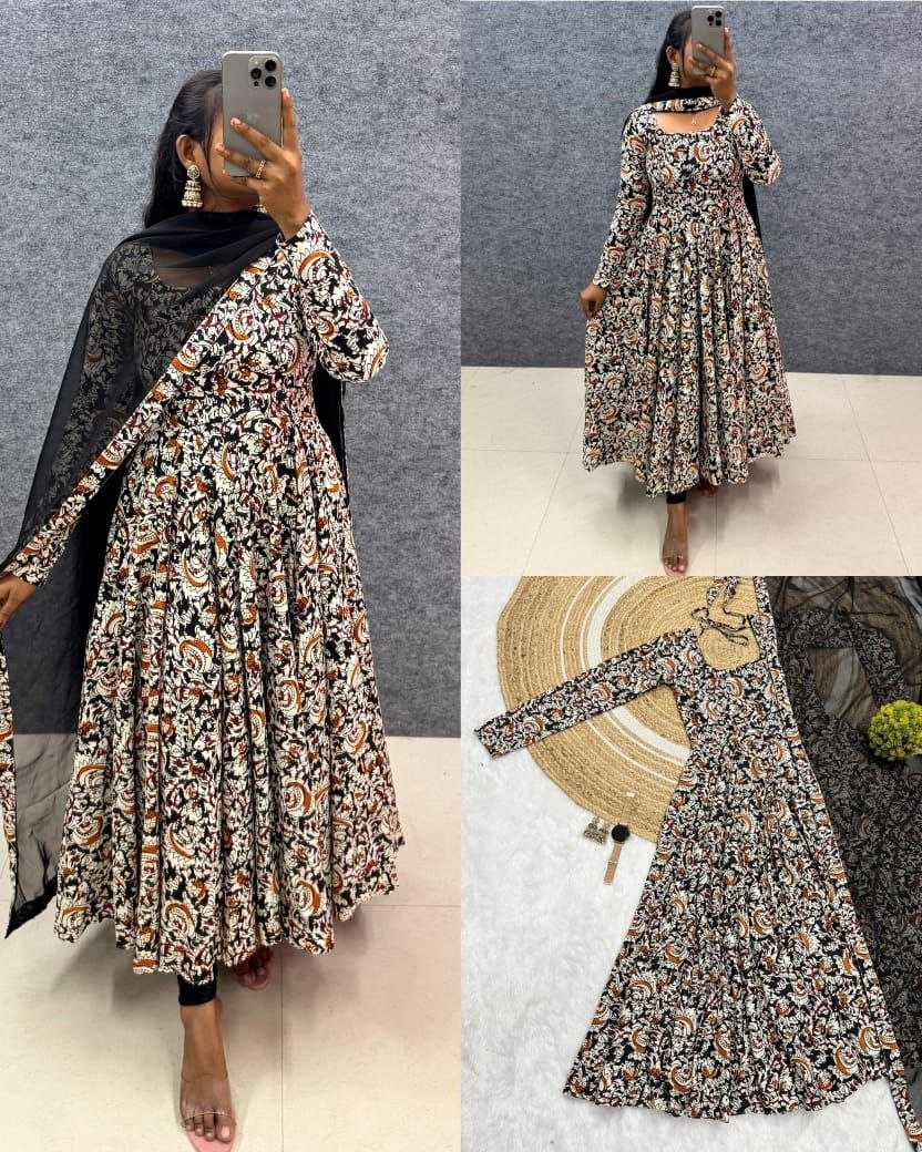 YNF Wholesale Reyon Cotton Georgette Gown KESH103 REYON | Surat Manufacturer