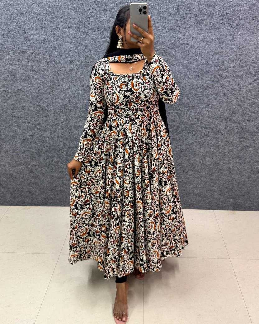 YNF Wholesale Reyon Cotton Georgette Gown KESH103 REYON | Surat Manufacturer