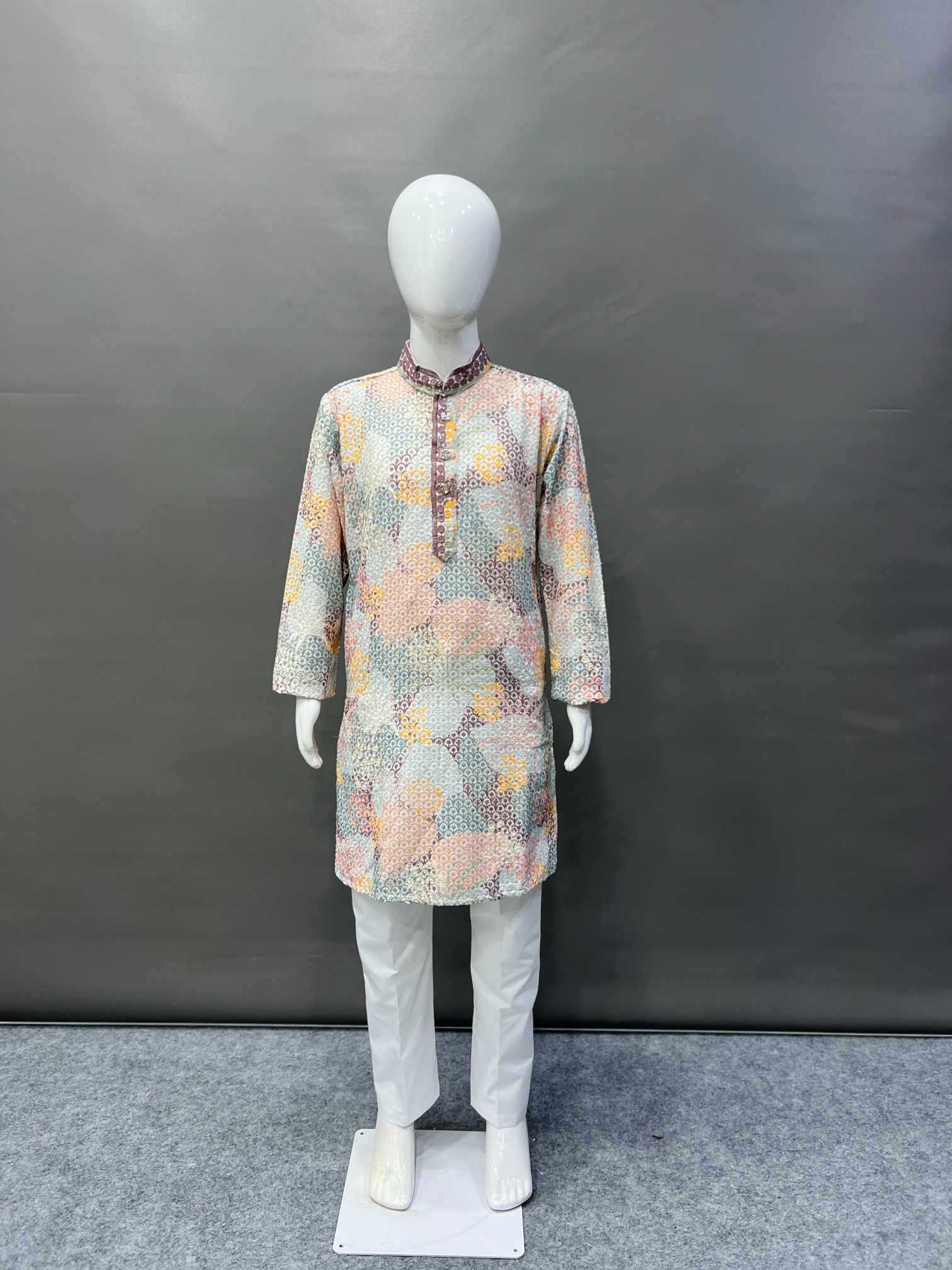 YNF Wholesale Reyon Cotton Mens Kurta Pyjama KESH747 TARA | Surat Manufacturer