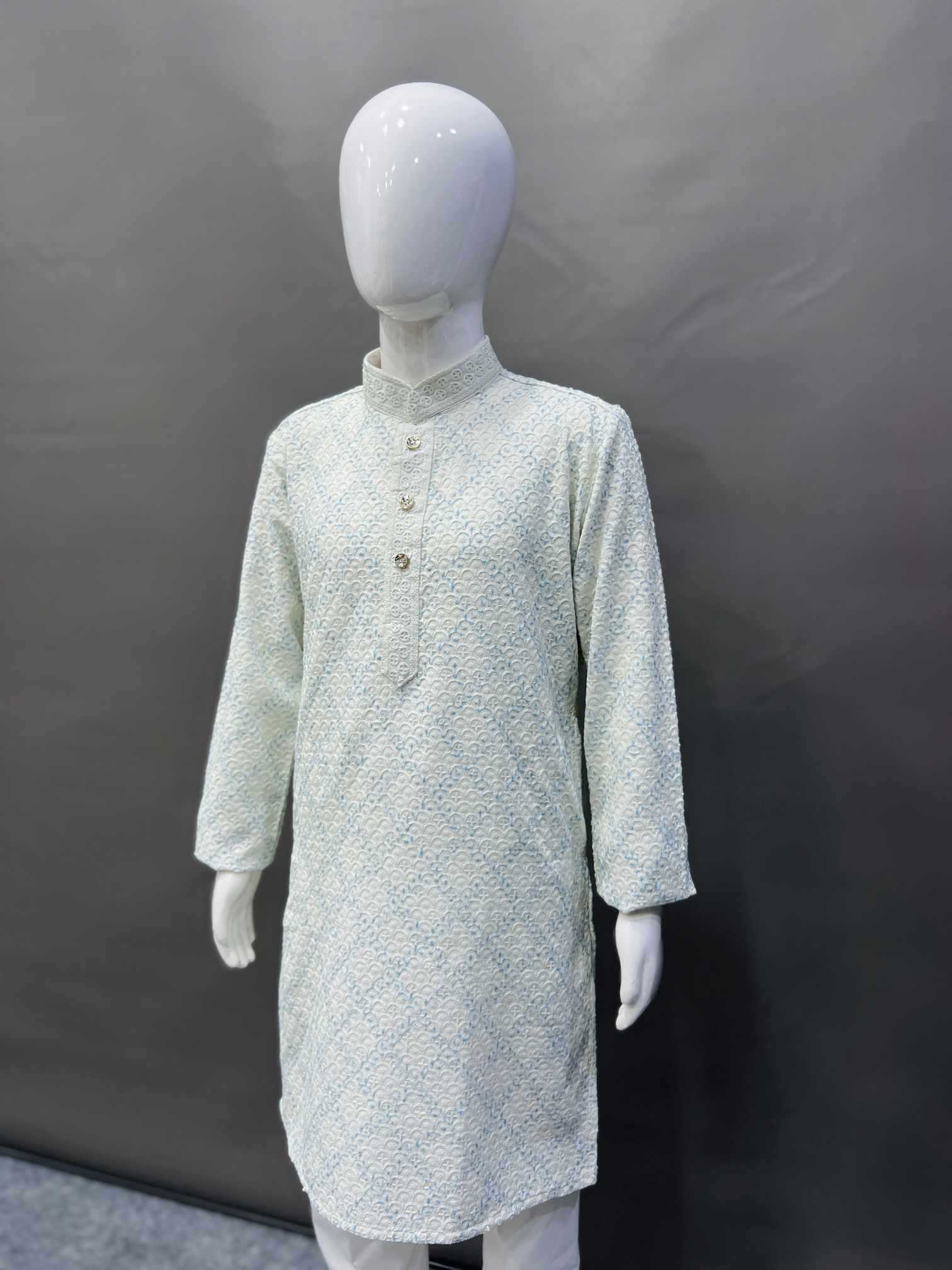 YNF Wholesale Reyon Cotton Mens Kurta Pyjama KESH747 TARA | Surat Manufacturer