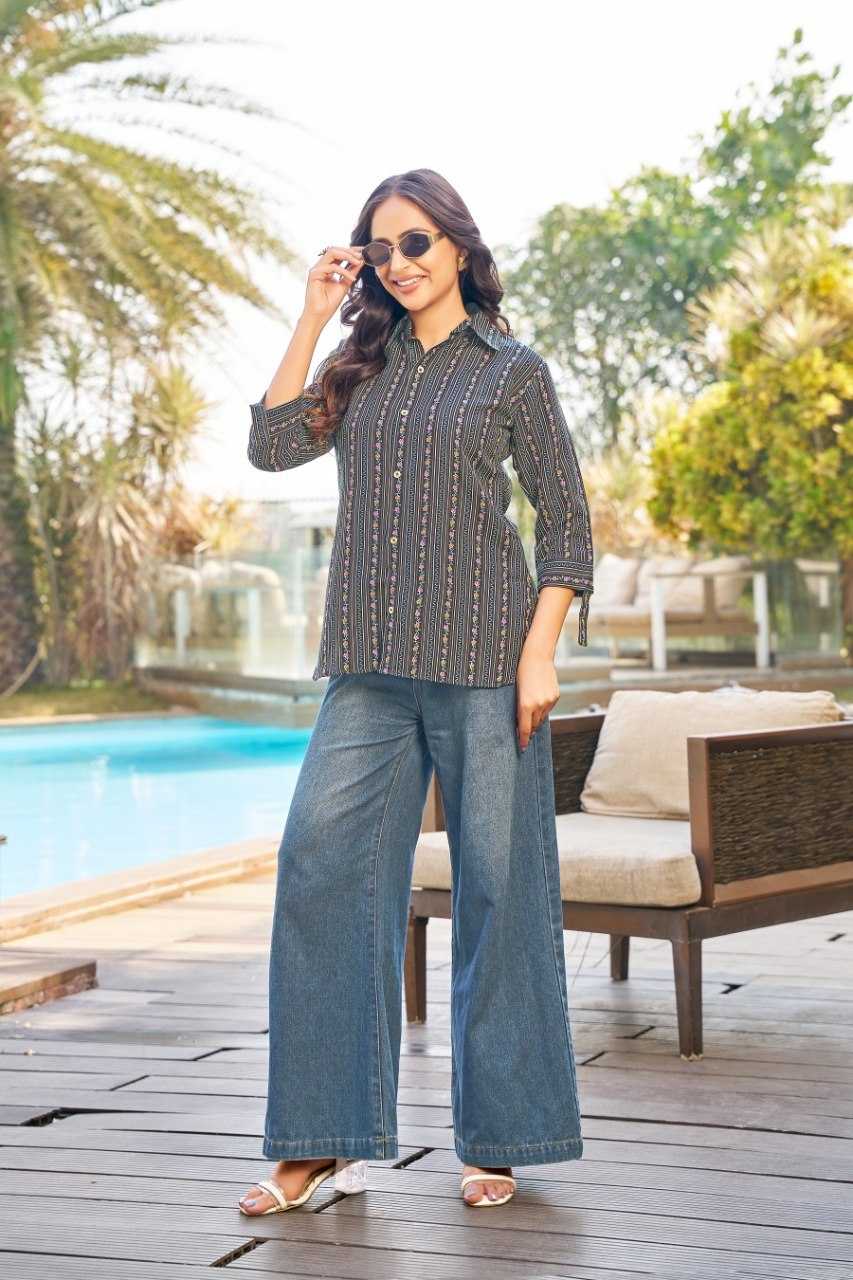 YNF Wholesale Reyon Cotton Slub Reyon Women Shirts KESH102 DD08 | Surat Manufacturer